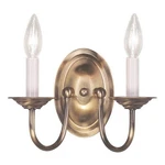 Livex Lighting 4152-01 Home Basics Antique Brass Wall Sconce. Fixed Price $95.58.