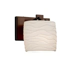 Justice Design Limoges Era Ada 1-LIGHT Sconce, Bronze POR-8447-30-WAVE-DBRZ. Fixed Price $156.96.