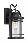 Quoizel BKR8408K 1-LIGHT Booker Outdoor Lantern In Mystic Black. Fixed Price $299.99.