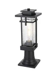 Elegant Lighting OD320P17 Cambria 17" Tall Post - Black. Fixed Price $108.00.