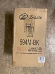 Z-lite 594M-BK Sheridan Outdoor Wall Sconce, 1-LIGHT 100 Watts, Black. Fixed Price $132.99.