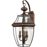 Newbury 3 Light Large Wall Lantern 22.5 Inches High-aged Copper Finish. Fixed Price $279.99.