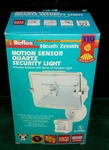 Reflex Heath Zenith Motion Sensor 300 Watt Quartz Halogen Security Light. Fixed Price $39.95.