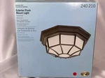 Hampton Bay Outdoor Black Light 11.5 In Spiderweb Flush Mount Standard Bulb. Fixed Price $42.00.