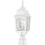 Nuvo Banyan Light 17" Outdoor Post W/ Clear Water Glass, White 60-4927. Fixed Price $63.99.