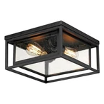 Maxim Lighting Cabana Vx 2 Flush Mount, Black/seedy - 40661CDBK. Fixed Price $144.50.