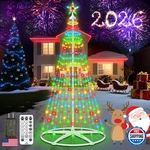 Helesin Christmas Tree Lights Multicolor 7.5FT 312LED Lighting Modes. Fixed Price $63.98.