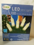 Rite Aid 100 Led Mini Christmas Lights Indoor/outdoor Warm White Bulbs. Fixed Price $15.99.