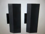 Sunpez Outdoor Wall Sconce, Black Mount Coach Light Fixture 2PK. Fixed Price $76.95.
