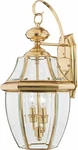 Quoizel NY8317B 2-LIGHT Newbury Outdoor Lantern In Polished Brass. Fixed Price $230.30.