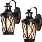 Vianis Motion Sensor Outdoor Porch Lights Wall Mount 2-PACK Modern Dusk To Dawn. Fixed Price $163.30.
