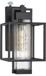 Osimir Dusk Till Dawn Fixture Exterior Wall Lantern In Black. Fixed Price $74.98.