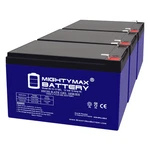 Mighty Max 12V 12AH Gel F2 Replaces Medical Electric Wheelchair BZ-6101 3 Pack. Fixed Price $89.99.
