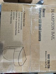 Hampton Bay Owens 6.1 In. 1-LIGHT White Hardwired Led Outdoor Wall Lantern. Fixed Price $13.01.