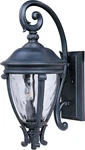 Maxim Lighting 41425WGBK Camden Vx 3-LIGHT 24" Outdoor Wall Black. Fixed Price $488.00.