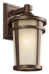 Kichler 49072BST Atwood 1-LIGHT 14.25" Outdoor Medium Wall In Brown Stone. Fixed Price $219.99.