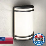 Asd 10 Inch Led Outdoor Wall Light 15W 120-277V Matte Black Modern Sconce. Fixed Price $85.23.