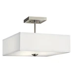 Shailene 3 Light Semi-flush Mount 14 Inches Wide-brushed Nickel Finish. Fixed Price $154.97.