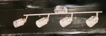 Eglo Temmar 2.5 Ft. Brushed Nickel Integrated Led Track Lighting Kit. Fixed Price $62.00.
