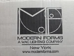 Modern Forms WS-W38608-BK Square 8" Tall Led Outdoor Wall Sconce Black. Fixed Price $195.00.