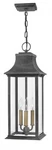Aged Zinc Led Hanging Lantern From The Adair Collection. Fixed Price $519.00.