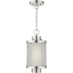 Livex Lighting 20685-91 Nottingham Outdoor Pendant Chandeller Brushed Nickel. Fixed Price $239.97.
