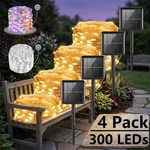 Solar Fairy Lights Outdoor String Garden 100-300LED Christmas Decor. Fixed Price $35.85.