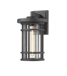 Jordan 1-LIGHT Outdoor Wall Sconce In Black. Fixed Price $300.00.