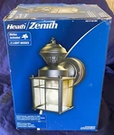 RP3849 Heath/zenith Motion Activated Auto Dusk Outdoor Light HZ-4132-BK Nib. Fixed Price $25.55.