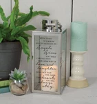 Angel's Arms Led Lantern (10 X 4.25") With Tears Of Sorrow, We Cry Each Day...... Fixed Price $39.99.