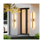 Gold Led Porch Lights Modern Exterior Lighting Fixtures Waterproof Outdoor Wa.... Fixed Price $172.36.