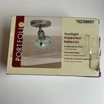 Portfolio 1 Head Track Spot Light Ceiling Flush Mount Fixture Brushed Nickel. Fixed Price $40.00.