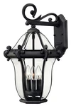 Hinkley Lighting H2444 21"H 3 Lantern Outdoor Wall Sconce - Black. Fixed Price $599.00.