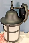 Trans Globe Lighting 1-LIGHT Led Outdoor Wall Sconce Lantern Black E26 Base. Fixed Price $17.00.