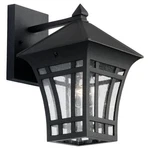 Roseto SGWS91905 Wayne Light 12" Tall Outdoor Wall Sconce - Black. Fixed Price $79.00.