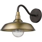 Acclaim Lighting 1742ATB Burry 14 Inch Antique Brass Exterior Wall Mount. Fixed Price $190.00.