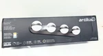 Artika Baldric 27 In. 4 Light Black Modern Integrated Led 3 Cct Vanity. Fixed Price $49.99.