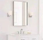 2PK Generation Lighting 4124601-05 Alturas One Wall/bath Sconce, Chrome. Fixed Price $64.99.