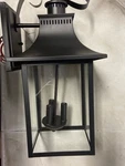 Quoizel CCR8410K Chancellor 1-LIGHT Mystic Black Outdoor Wall Lantern Sconce. Fixed Price $260.99.