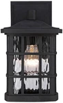 Quoizel Stonington 10 1/2" High Matte Black Outdoor Wall Light. Fixed Price $111.99.