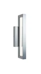 Afx LEMW0518LAJUD Liam 18" Tall Led Outdoor Wall Sconce - Painted Nickel / White. Fixed Price $123.20.