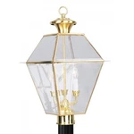 Livex Lighting Westover Outdoor Post Head Polished Brass. Fixed Price $499.96.