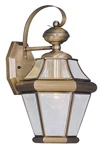 Livex Lighting 2161-01 Georgetown Outdoor Wall Antique Brass. Fixed Price $177.96.