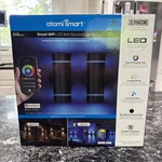 Atomi Smart Wifi Wall Light/ Sconce 2-PACK Color Changing 1200-LUMEN Brightness. Fixed Price $112.99.