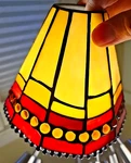 " Quoizel Tiffany Rod Hung Mini Glass Pendant Fixture Mystic Black TFX3172P. Fixed Price $99.99.
