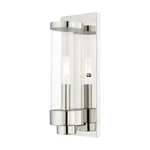 Livex Hillcrest Light Outdoor Ada Wall Lantern, Polished Chrome 20721-05. Fixed Price $165.96.