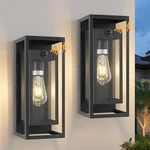 14" Motion Sensor Outdoor Wall Light Fixture - Dusk To Dawn, 2 Pack. Fixed Price $148.99.