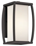 Kichler 49337AZ Bowen 1-LIGHT 13" Outdoor Medium Wall In Bronze. Fixed Price $354.99.