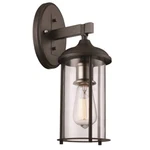 Trans Globe Blues 15.5" Lt Outdoor Wall Lantern, Black/nickel/clear - 50231BK. Fixed Price $84.99.