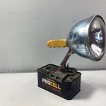 Vintage Rite Lite Clamp On Spotlight Yellow Handle Clear Bulb Duracell Battery. Fixed Price $48.95.